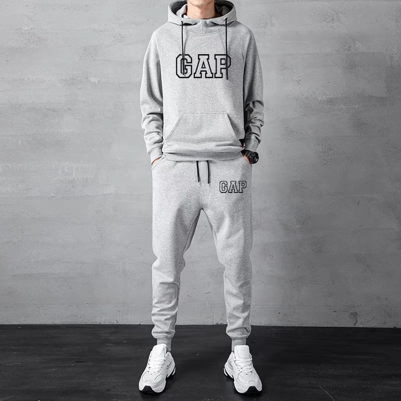 bộ nỉ bông hoodie in hình Gap unisex form rộng áo nỉ in hình phong cách hàn quốc áo hoodie ulzzang