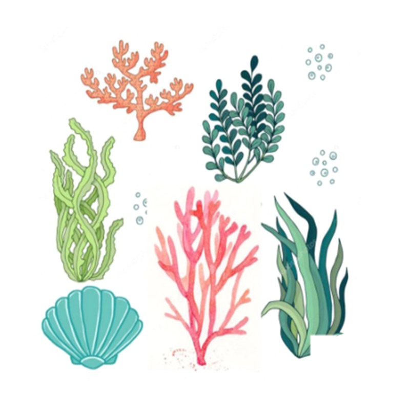 ✿ Khuôn Cắt Giấy Kim Loại Hình Sinh Vật Biển Xinh Xắn