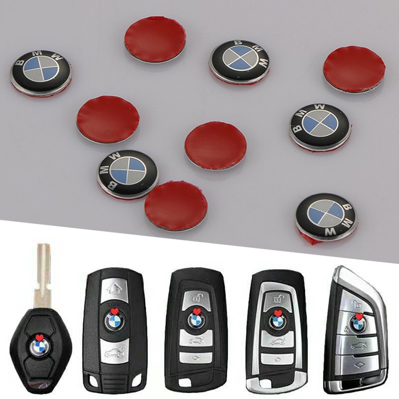 1 Miếng Dán Logo Xe Hơi Bmw 11mm Cho E36 E46 E39 E60 F01 F10 F30 G20 G30