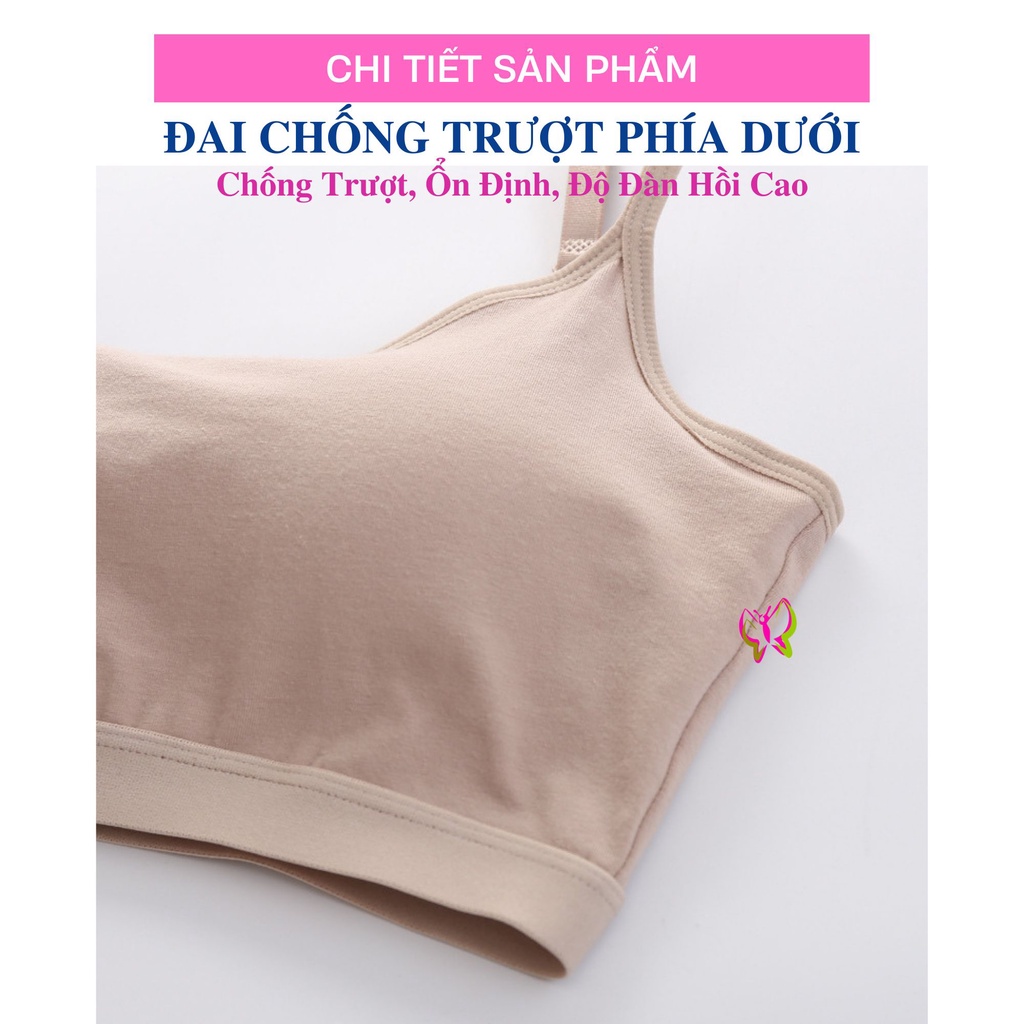 Áo bra nữ cotton hở lưng học sinh, sinh viên thiết kế đơn giản, trẻ trung, dễ phối đồ (MS 04086) Anna Shop