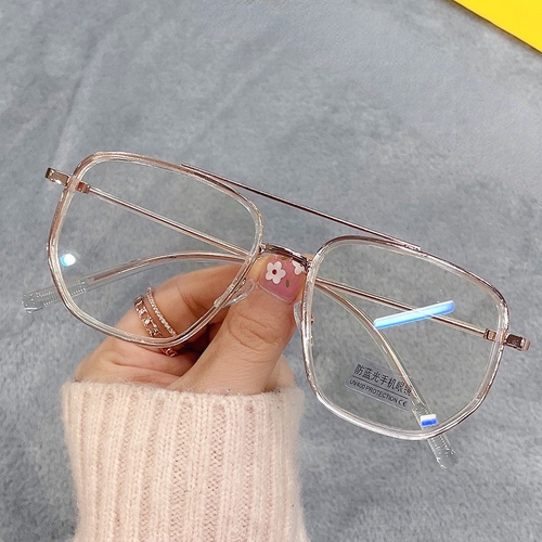 Mắt Kính Gọng Kim Loại Chống Ánh Sáng Xanh Thời Trang