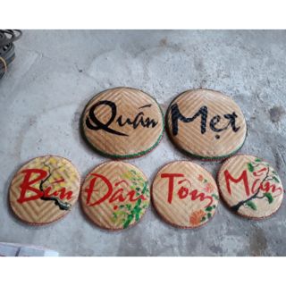 Combo chữ bún đậu mắm tôm trên mẹt tre