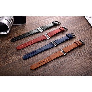 Dây da thật cao cấp Icarer cho Apple Watch nhiều màu