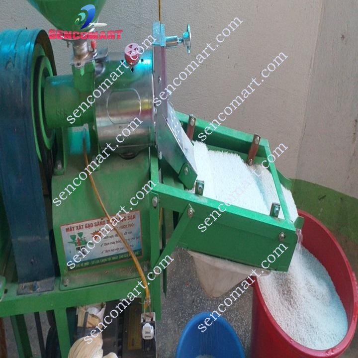 Máy xát lúa thành gạo trắng trong 1 lần xay - Máy nghiền bột