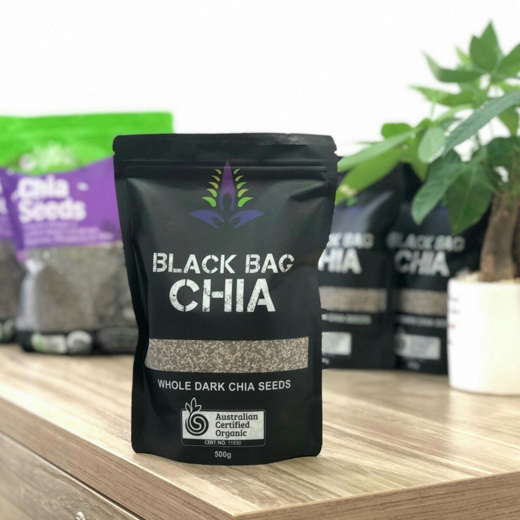 Hạt Chia Đen Úc (Chia Seeds) hỗ trợ giảm cân hiệu quả - Túi 500gr