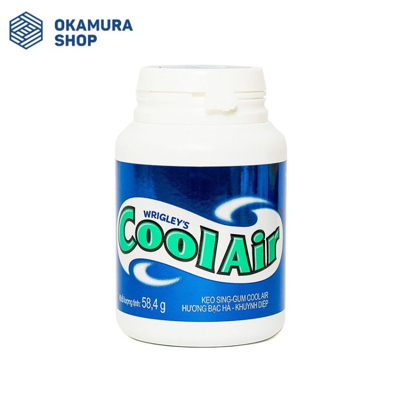 0Kẹo Sing-Gum Cool Air Hương Bạc Hà Khuynh Diệp 58,4G