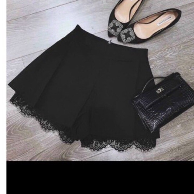 Chân váy xếp tầng phối ren cao cấp | BigBuy360 - bigbuy360.vn