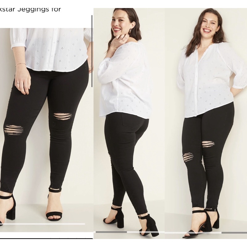 TREGGING oldnavy quần skiny đen bigsize