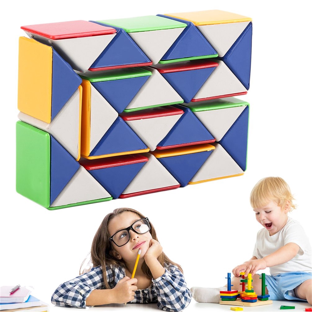 Đồ chơi rubik rắn 3D nhiều màu sắc cho trẻ em