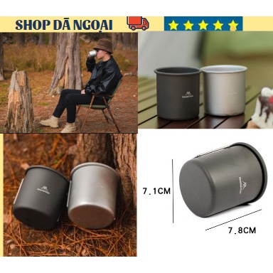 LY CỐC ĐỰNG CAFE CẮM TRẠI DÃ NGOẠI NHẸ CẦM TAY 300ML-MẪU ĐEN