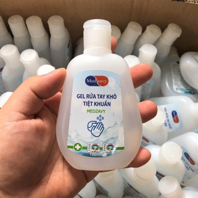 Gel rửa tay sát khuẩn khô MEDZAVY (100ml) Loại nhỏ