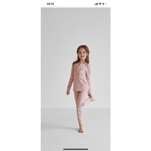 Bộ cotton len tăm trơn Zara size đại 6-14Y (18-50kg)