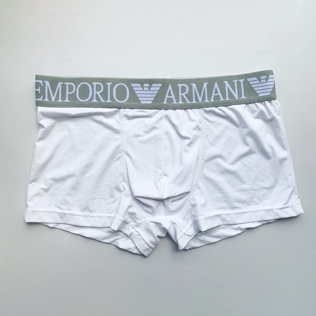 - Quần lót nam boxer Emporio Armani thun lạnh mềm mát bản lưng to thời trang - BO77