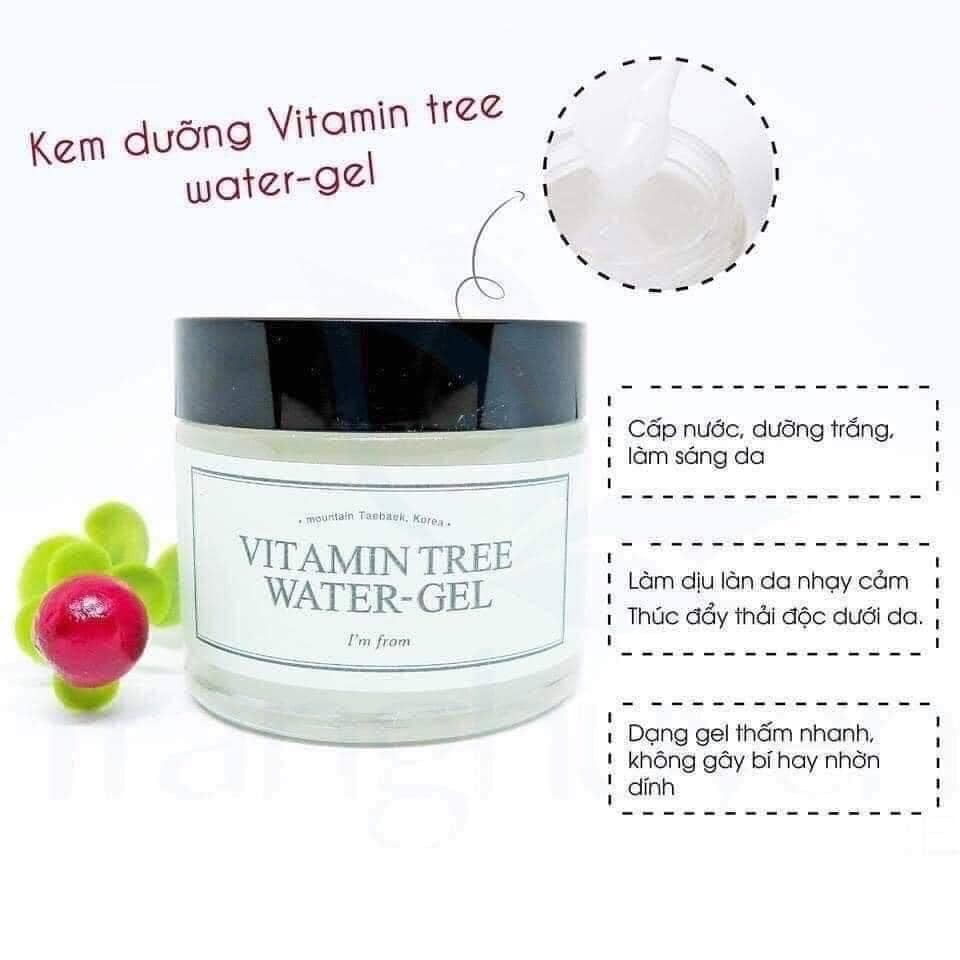 [Mã COS1904 giảm 8% đơn 300K] Gel Dưỡng Ẩm Da Chuyên Sâu Ngăn Ngừa Lão Hóa I’m From Vitamin Tree Water 75g | BigBuy360 - bigbuy360.vn