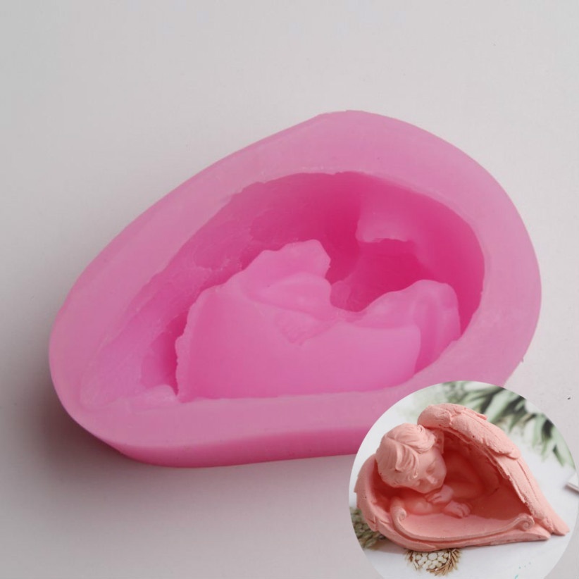 Khuôn Silicone Làm Bánh Hình Cánh Thiên Thần