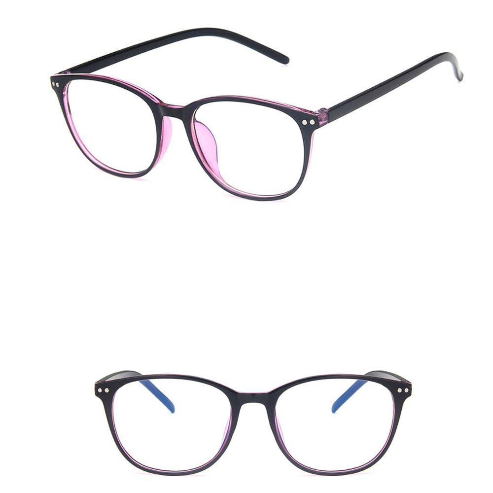 Mắt Kính Gọng Vuông Bằng Nhựa PC Trong Suốt Phong Cách Vintage