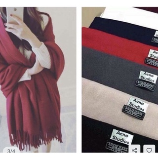 Khăn choàng , khăn quàng cổ - chất len lông cừu ACNE STUDIOS ( dài, rộng, nhẹ, mềm, mịn)