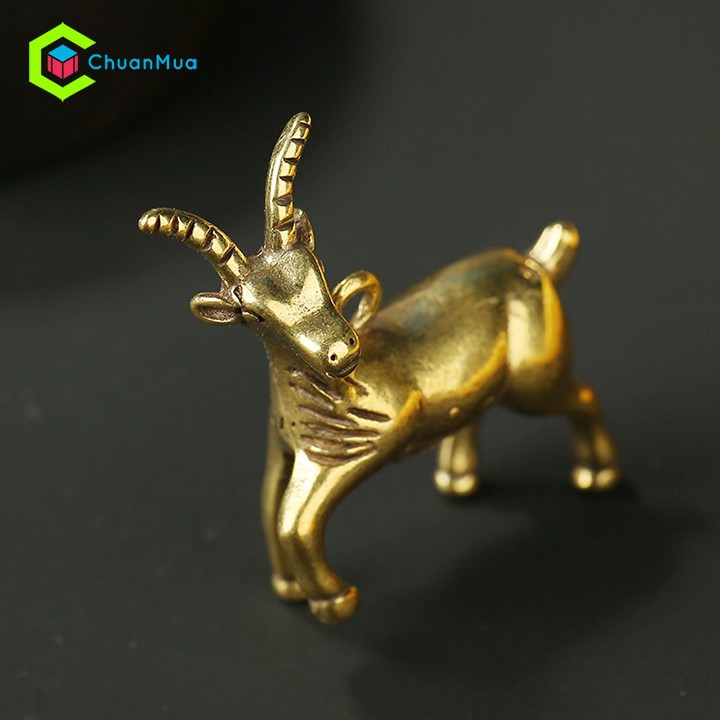 Móc Khóa bằng Đồng Nguyên Chất Đúc Đặc Con Dê ( Mốc chìa Khóa Tuổi Mùi may mắn giá rẻ lạ, Phong thủy Độc Đáo, Kỷ Niệm )