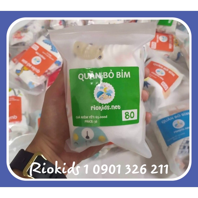 Quần bỏ bỉm Riokids siêu thấm hút dành cho bé size 80, 90, 100, 110