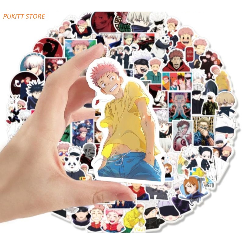 Sticker Jujutsu Kaisen - Miếng dán decal chống nước hình dán Chú thuật hồi chiến STK08