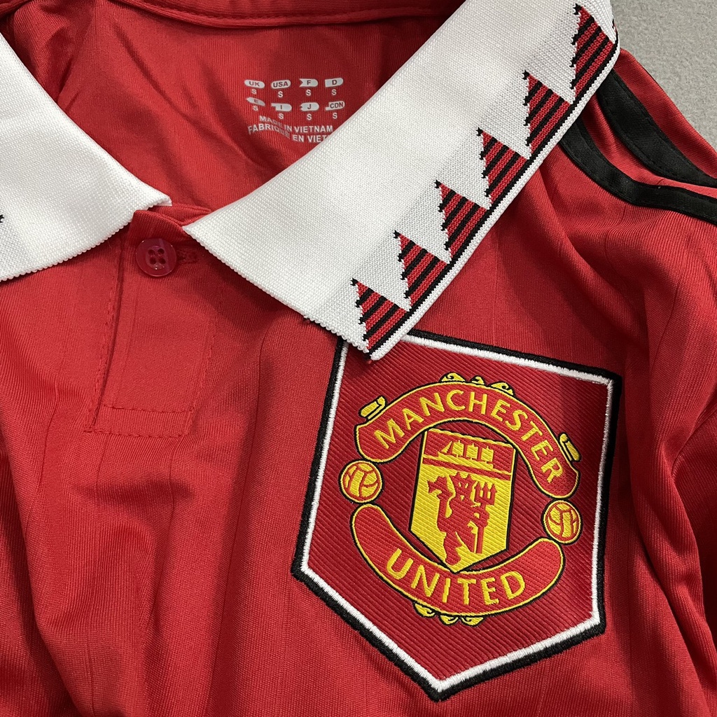 Bộ quần áo MU đỏ sân nhà 2023 hàng Fex thái cao cấp FLG