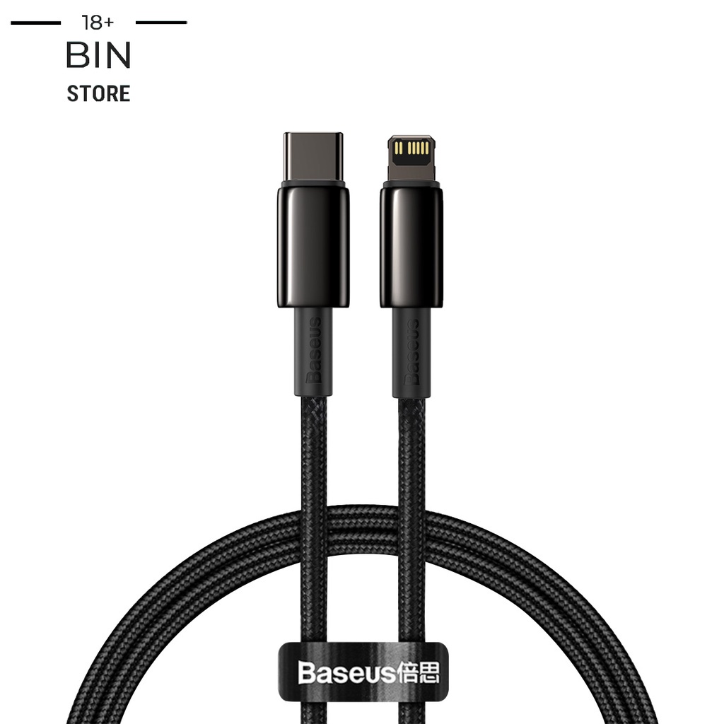 Cáp sạc Lightning siêu bền dùng iPhone/iPad Baseus Tungsten Gold Lightning - Hàng chính hãng Baseus
