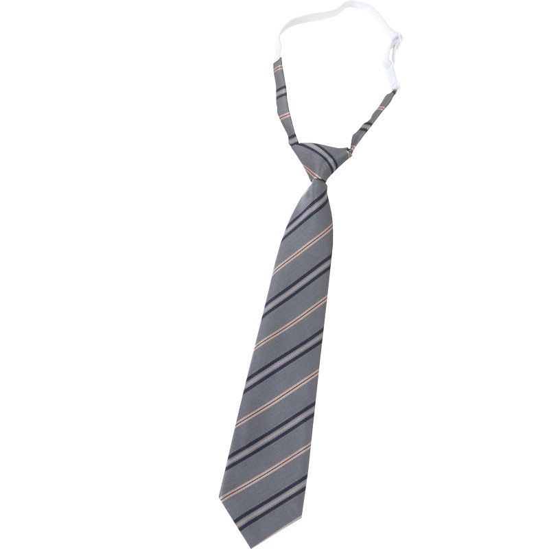 Cà Vạt Nơ Họa Tiết Kẻ Sọc Đỏ Phong Cách Preppy Nhật Bản Cho Nam Nữ