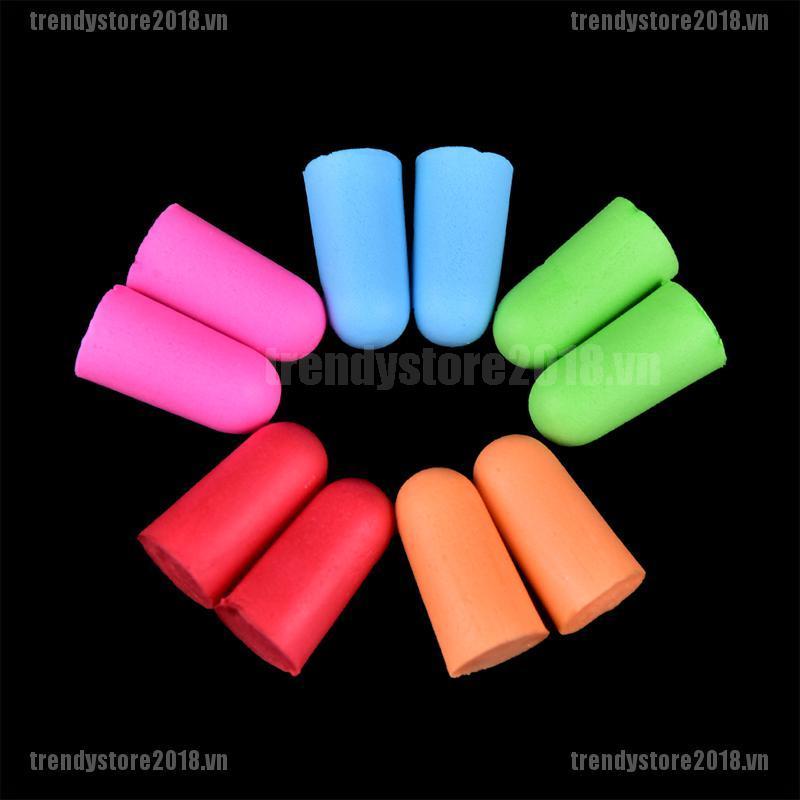 Set 2 nút bịt tai chống ồn mềm mại sử dụng khi ngủ tiện lợi