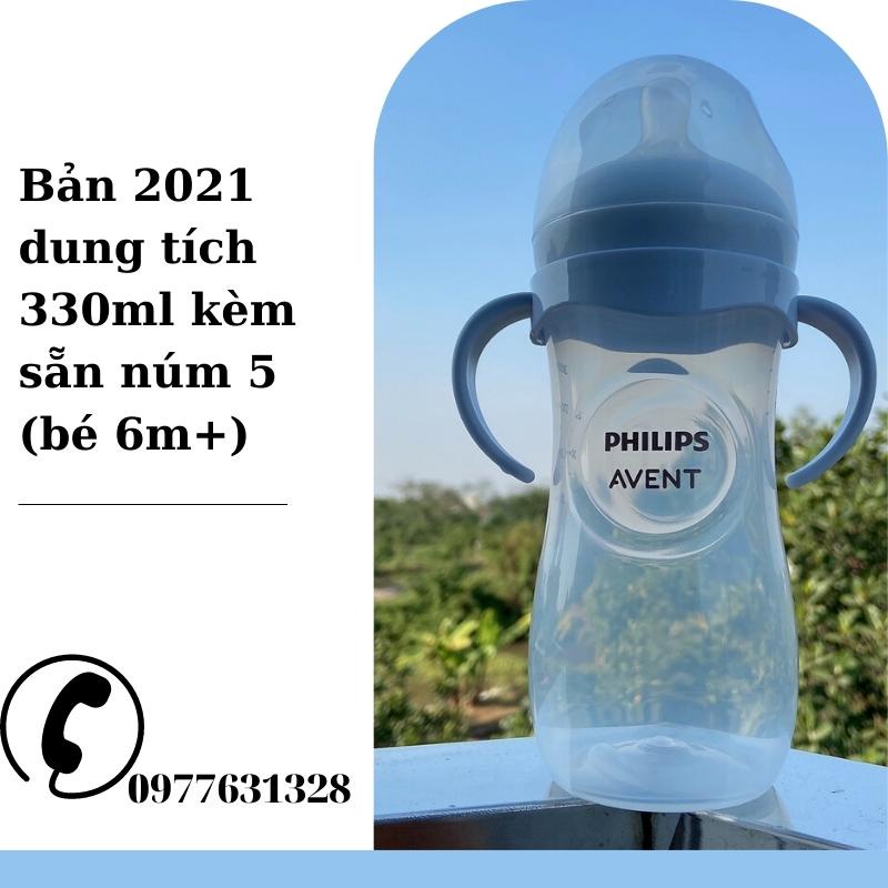 Bình sữa Avent Natural bản mới nhất 2021 dung tích 125ml-260ml-330ml