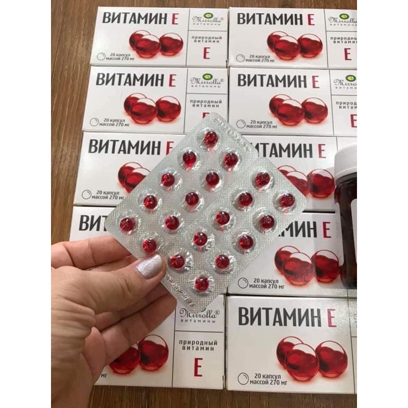 [hàng chuẩn] vitamin e đỏ nga 🍃hàng chuẩn -đủ 3 mẫu - hàm lượng 270 và 400mr🌿 | BigBuy360 - bigbuy360.vn