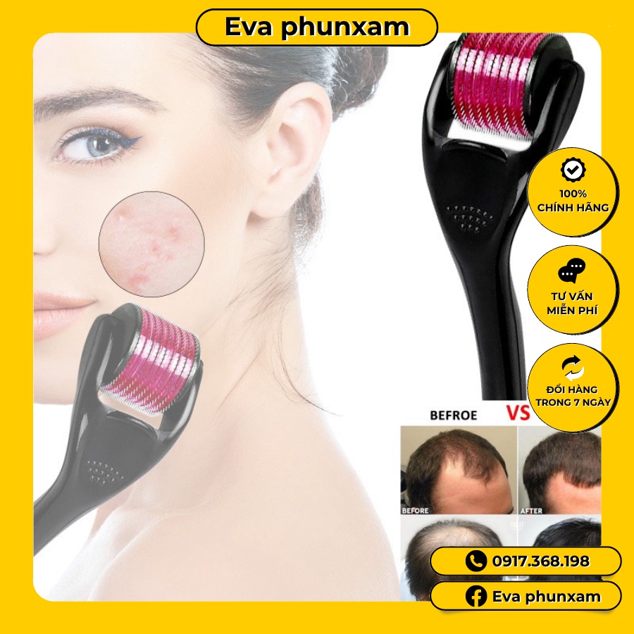 Kim tay tím 540 đầu Derma roller system dùng spa thẫm mỹ viện