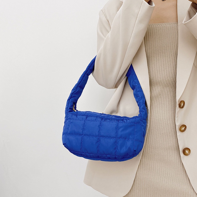 Túi Xách Mua Sắm Có Đệm Cotton Mềm Mại Họa Tiết Kẻ Sọc Cho Nữ
