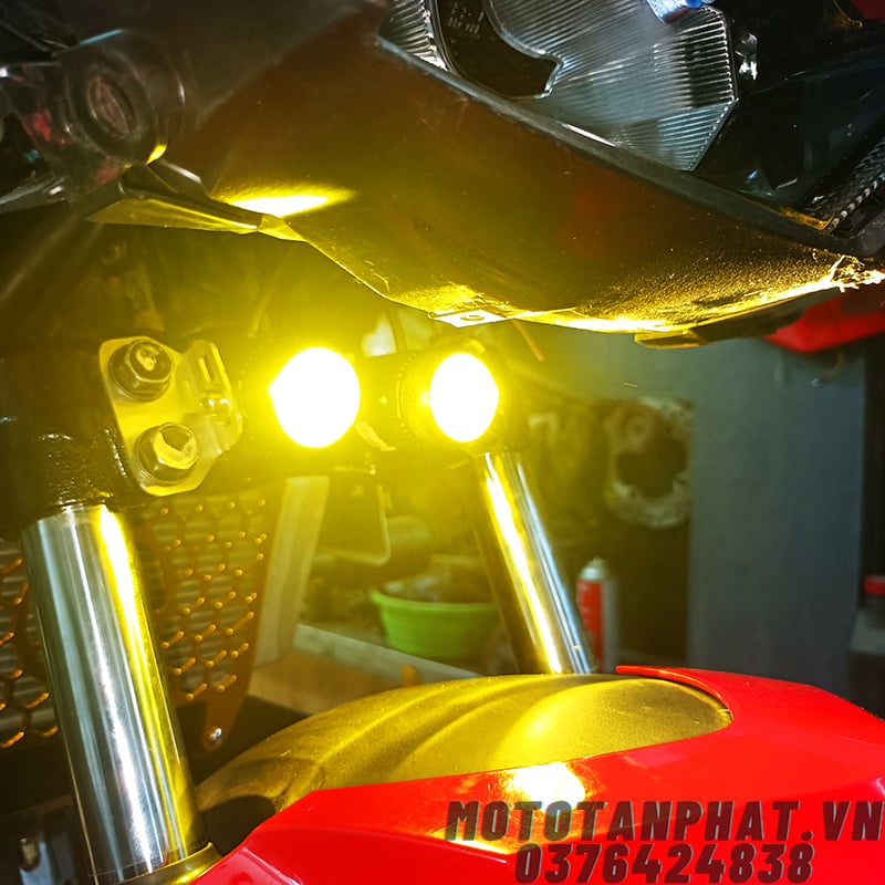 Bộ đèn trợ sáng hốc xi nhan Winner X,đèn l4x,đèn mini bi cầu moto tấn phát