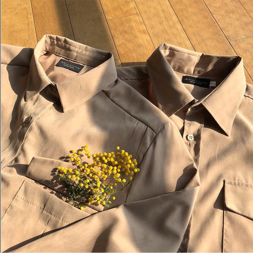 Áo đôi áo cặp 🎀FREESHIP🎀 Áo đôi nam nữ đẹp Set áo váy sơ mi Hàn Quốc dáng dài đẹp cao cấp