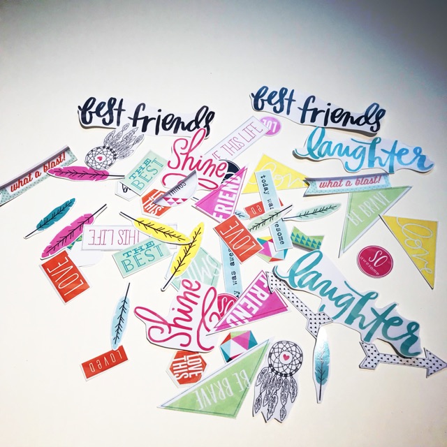 Best friend die cut