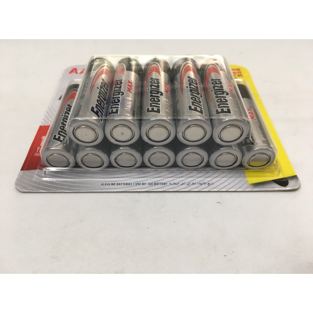 Pin AA Alkaline 1.5v Energizer E91 BP12  - Vỉ 12 viên