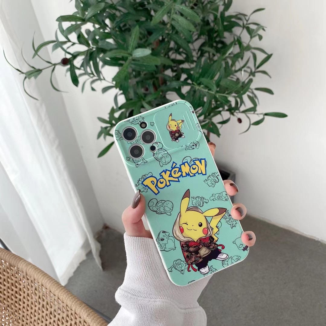 Ốp Lưng Phong Cách Phim Pokemon Cao Cấp Cho Iphone 11 Pro Max Xs Max X Xr 8 Plus 7 Plus 6 6s Plus 12 Mini Pro Max