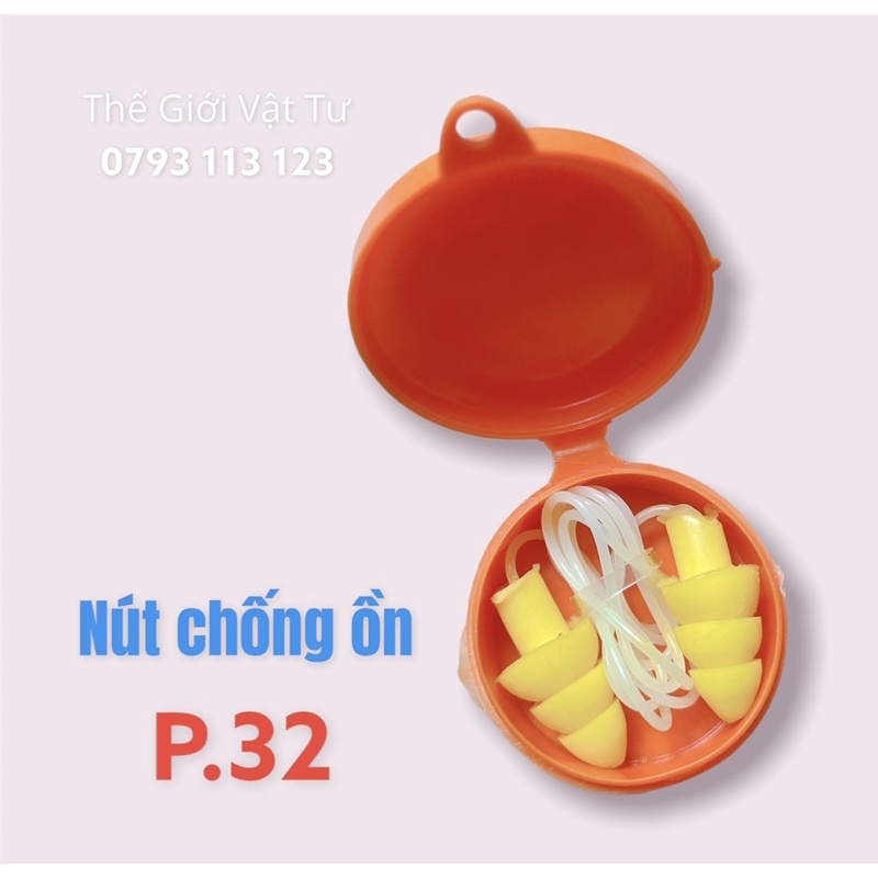 Nút tai chống ồn Bảo Bình có độ giảm ồn cao nhất, gọn nhẹ, dùng một lần thích hợp với mọi kích cỡ ống tai.