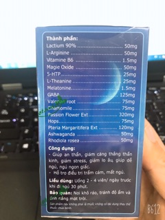 Thực phẩm chức năng giúp an thần BoniSleep