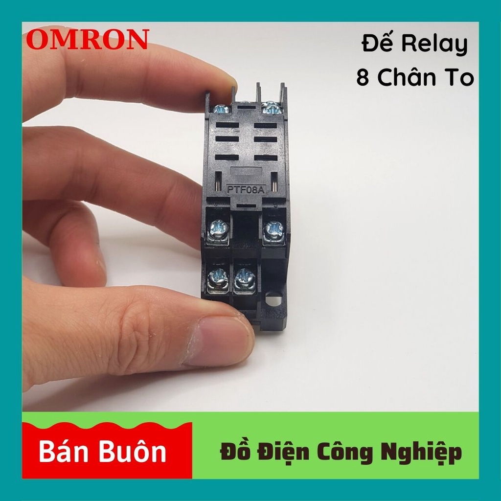 Relay omron 110v 8 chân, rơ le trung gian 110v