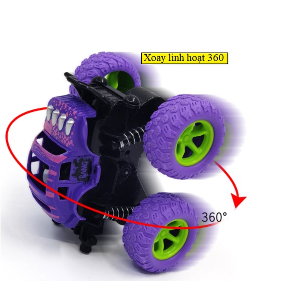 Xe Ô TÔ ĐỊA HÌNH quán tính chạy đà cho bé nhiều màu sắc,chạy rất xa, bền bì, Xoay 360 độ, nhựa ABS an toàn