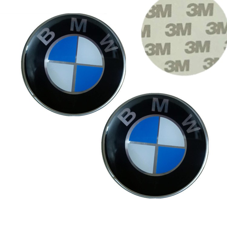 1 Cặp Nhãn Dán logo bmw Bằng Nhựa epoxy