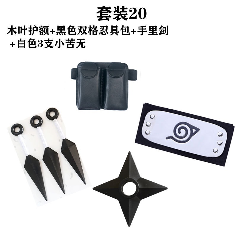 Anime Peripheral Naruto Băng Đô Ninja Vòng Trán Kunai Bộ Mặt Nạ Ninja