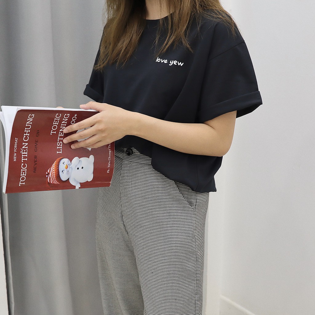 Quần suông răng cưa nhỏ - Caro Trousers - ufothebasic