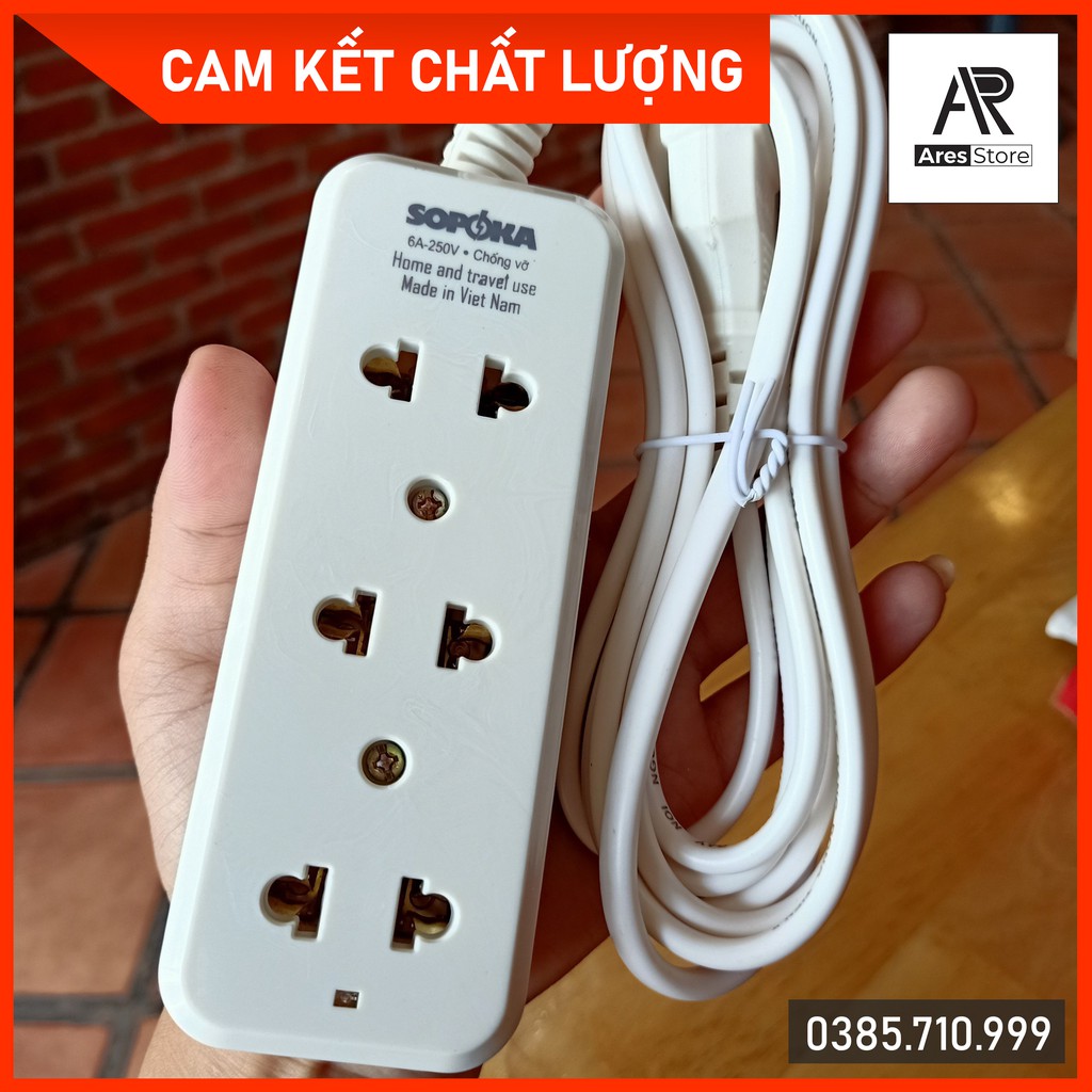 Ổ cắm dây chịu tải cao chống cháy 1200W (sopoka)