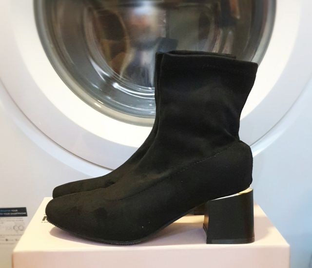 Boots da lộn gót trụ 5cm