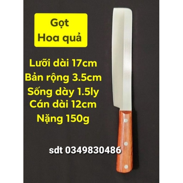 Dao Lý Nhân dao chặt, thái, hoa quả thép Nhật trắng không gỉ , dao lý nhân, dao daka