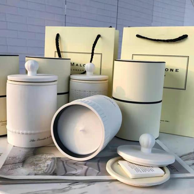 JO MALONE Nến Sứ Màu Trắng 300g Phong Cách Anh Quốc Dùng Trang Trí Nhà Cửa