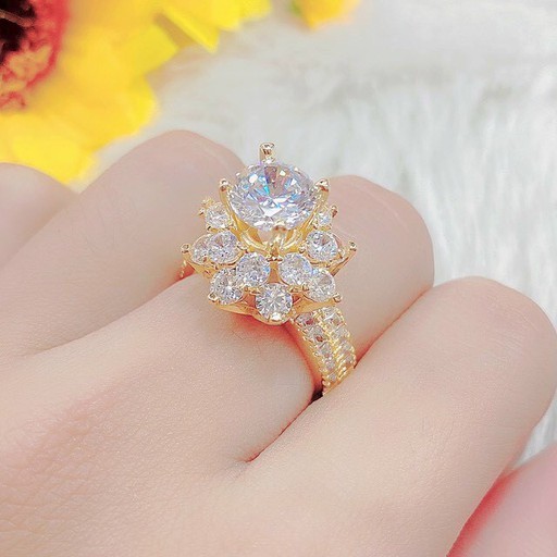 Nhẫn Nữ Đá Cao - Mẫu Đẹp - Độc - Lạ - Giống Thật 99% UN3105005 - Đeo Đi Tiệc Lên Hình Cực Sang