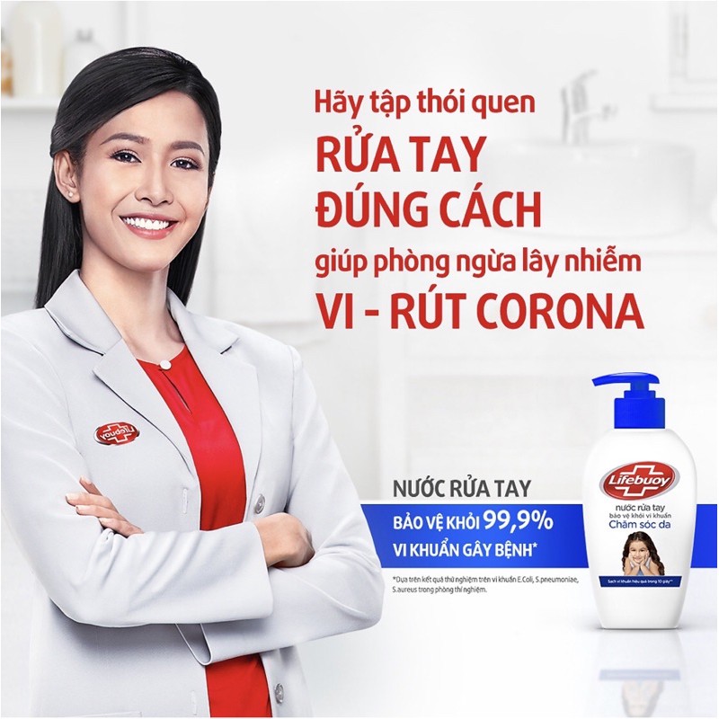 Nước rửa tay lifebuoy  180 gram